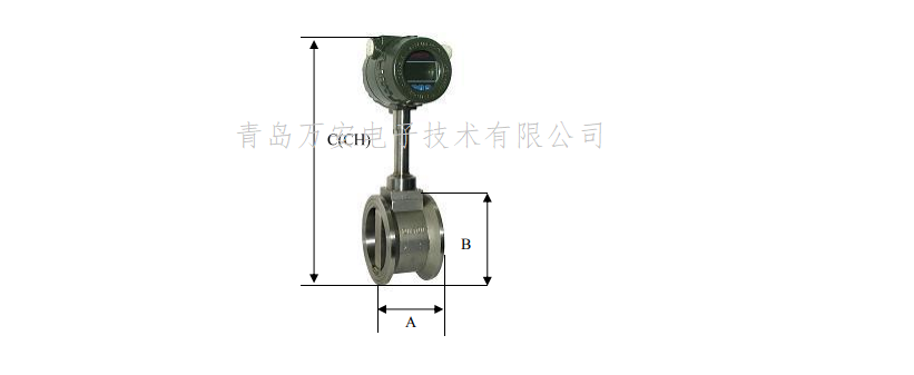 法兰卡装涡街麻豆精品一区二区三区AV沈娜娜安装尺寸(图1)
